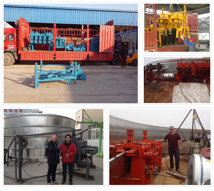 Bairong Spiral Storage Silos Spiral Steel Silos Spiral Steel Silo