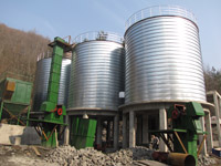 steel silo for cement storage